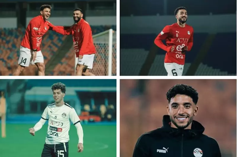 لاعبو منتخب مصر